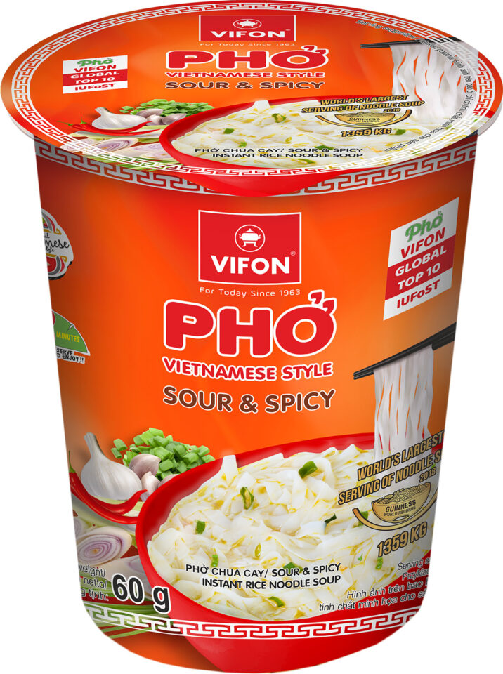 Picture of Vegiterian PHO CHAY CAY Soup with Rice Noodles