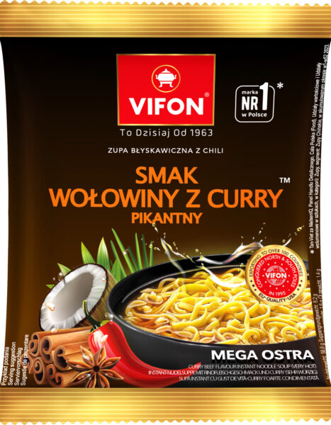 Zdjęcie Zupa o smaku PIKANTNEJ WOŁOWINY Z CURRY