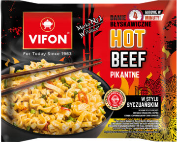 Picture of HOT BEEF – Beef  with Sichuan pepper flavoured dish with noodles