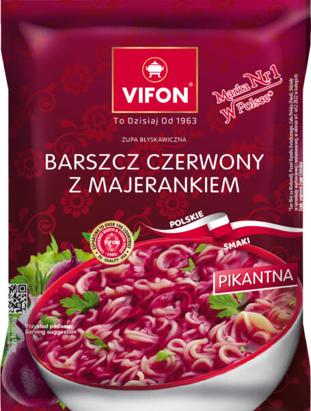 Zdjęcie Zupa BARSZCZ CZERWONY Z MAJERANKIEM