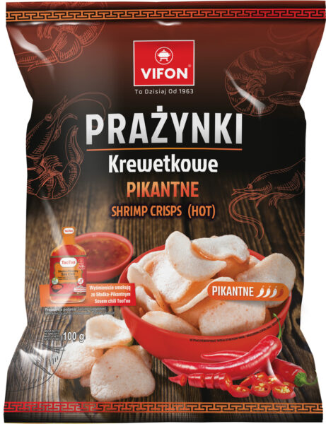 Zdjęcie Prażynki krewetkowe PIKANTNE