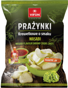 Zdjęcie Prażynki krewetkowe o smaku WASABI