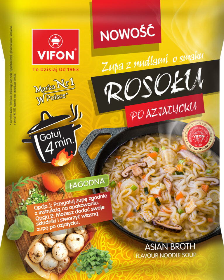 Zdjęcie Zupa z nudlami o smaku ROSOŁU PO AZJATYCKU